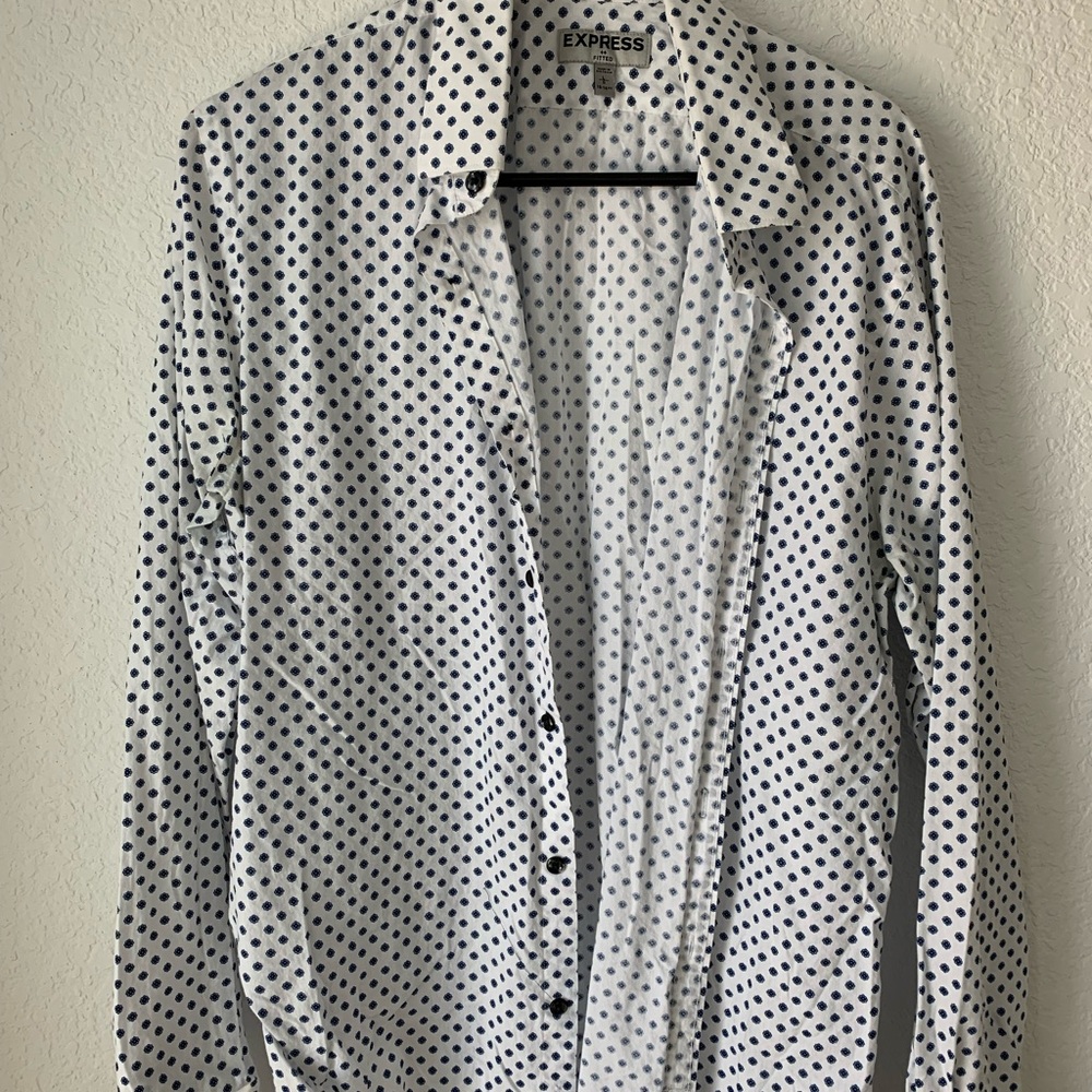 Express Button down shirt size 16-16 1/2 L